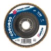 Weiler 4" Tiger Paw Abrasive Flap Disc, Flat (TY27), 60Z, 5/8" 51102
